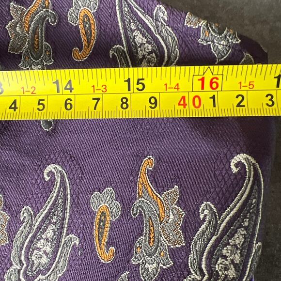 Victoria Secret Silk/Poly Size Small Women's Purple Vest Button Up - Picture 5 of 5